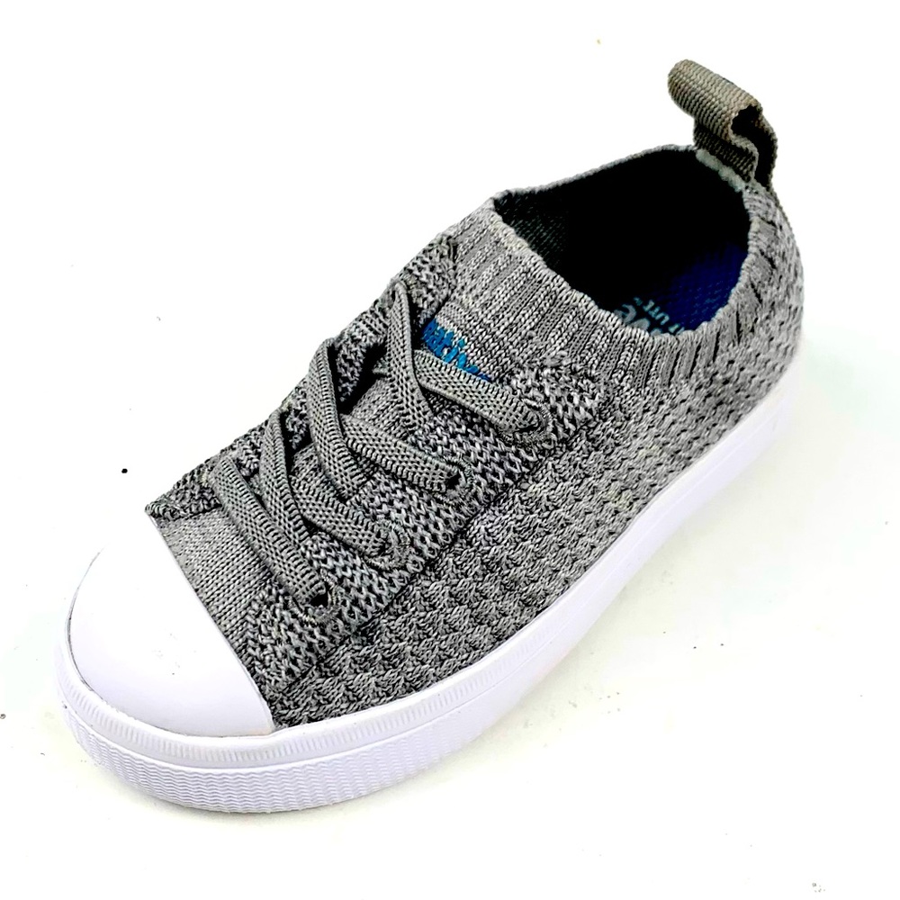 Native Infant Gray No Tie Sneakers Size 8C